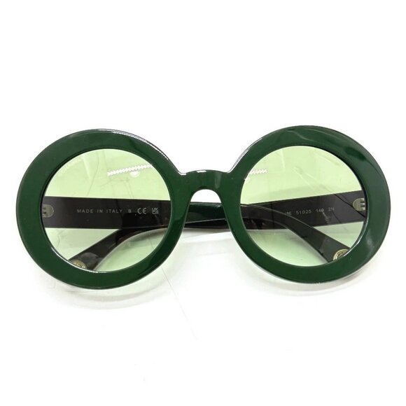 CHANEL 5489-A CC Mark Round Shape Eyewear sunglasses Plastic Green - Picture 2 of 16